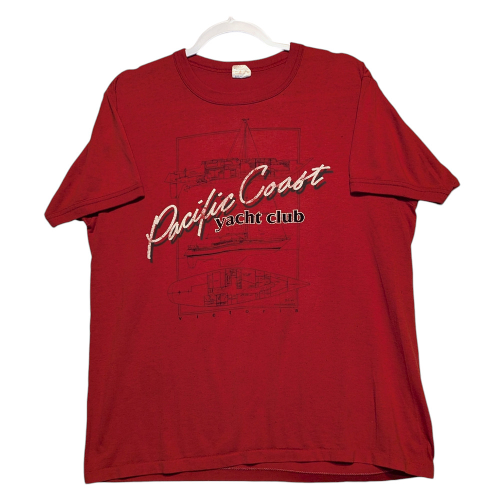 80s Pacific Coast Yacht Club t shirt